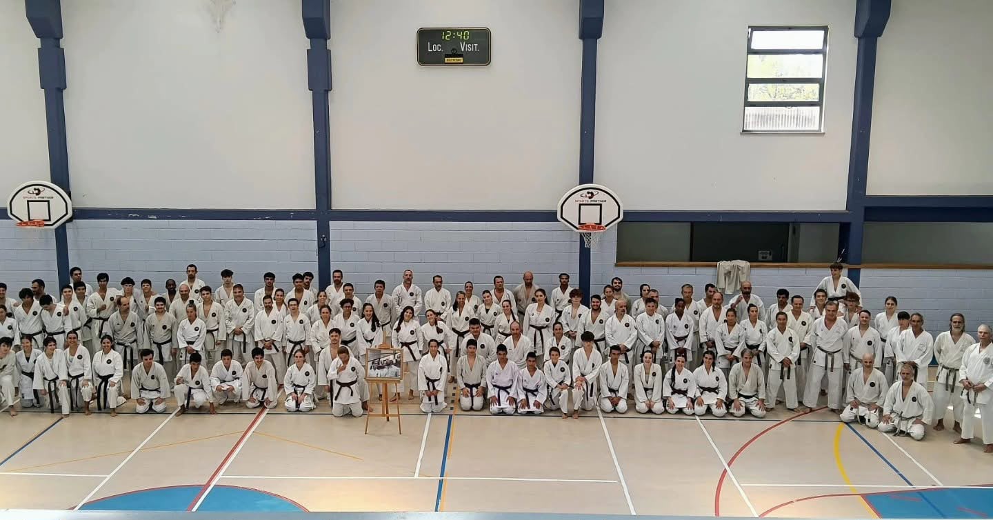 Participantes do 1.º Treino de Instrutores e Graduados da APKS em Condeixa