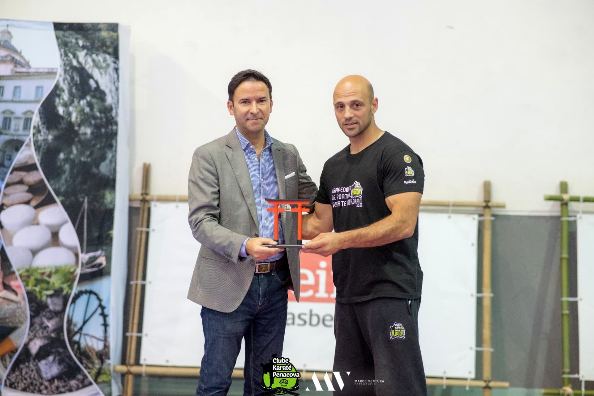 Presidente da Câmara Municipal de Penacova e Sensei Carlos Marques no Estágio Nacional